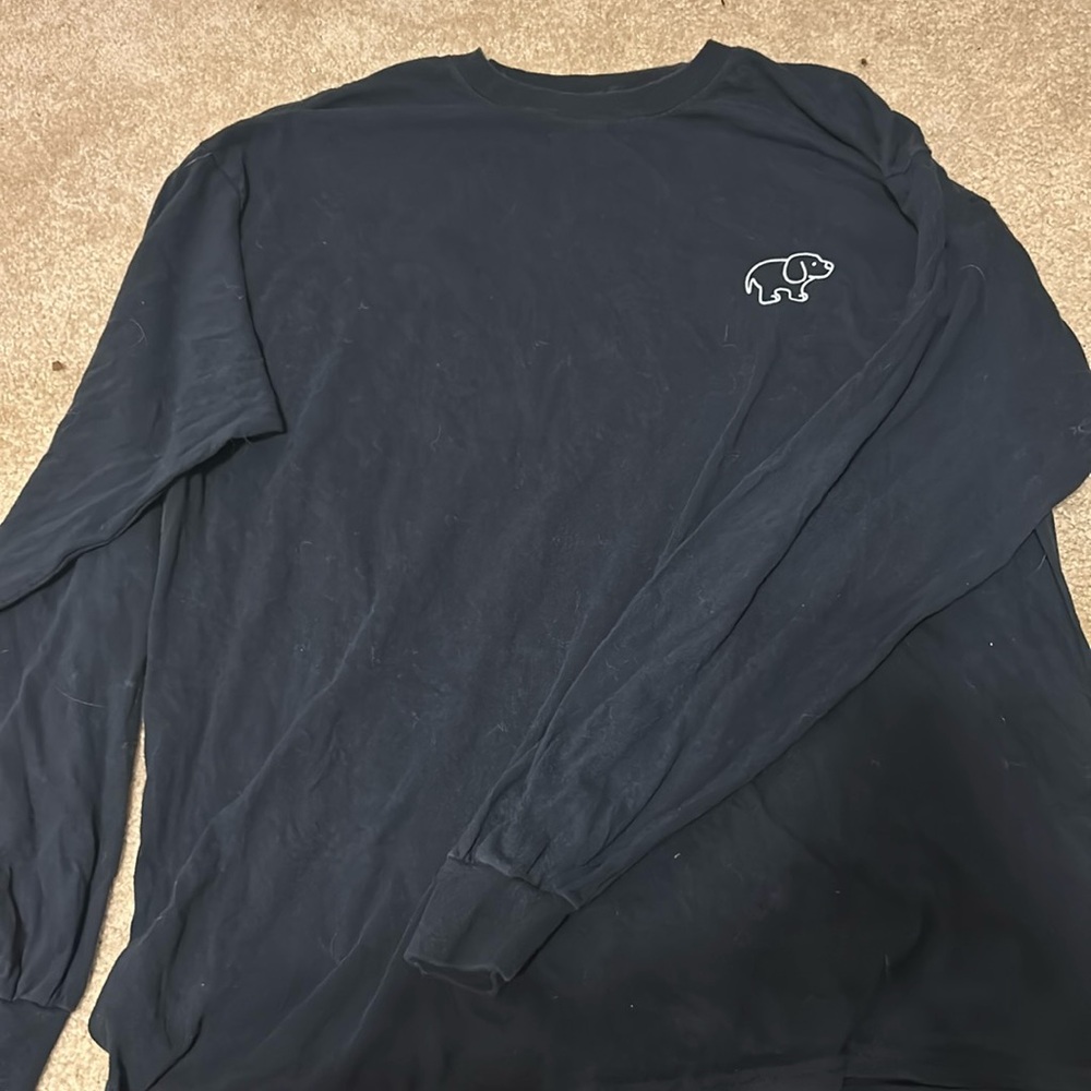 IVORY ELLA DOG BLACK LONG SLEEVE